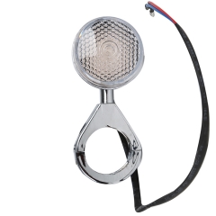 Bullet Turn Signal Fog Light Relocation Fork Clamp 39mm FIT for Harley Softail Dyna