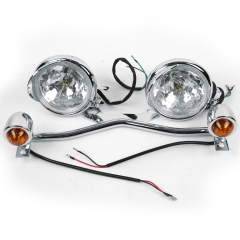4 Bullet LED Turn Signal Light FIT For Harley Sportster Dyna Softail Bobber Chopper