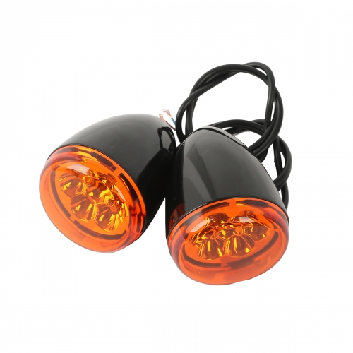 Motorcycle Front Turn Signal LED Lights FIT For Harley Sportster 883 1200 1992-2016