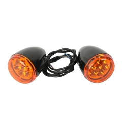 Motorcycle Front Turn Signal LED Lights FIT For Harley Sportster 883 1200 1992-2016