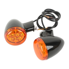 Black LED Turn Signal Light Bracket FIT For Harley XL 883 1200 Sportster 92-16