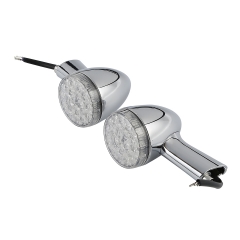 Front LED Bullet Turn Signal Kit FIT For Harley Touring Street Road Tri Glide 14-Up