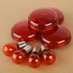 Rot Blinker Linse Amber Lampe FIT FOR Harley Dyna Softail Sportster