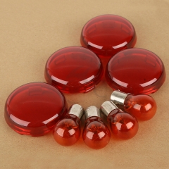 Rot Blinker Linse Amber Lampe FIT FOR Harley Dyna Softail Sportster