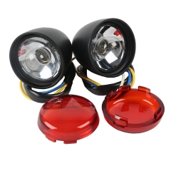 Red Turn Signal Lens FIT For Harley Davidson XL883 XL1200 Sportster 1992-up