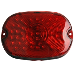 Red LED Tail Brake Light Fit FOR Harley Sportster Softail Dyna FLST 1991-2010