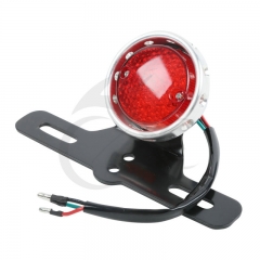 Tail Light License Plate Bracket 12V LED fit For Harley Davidson Chopper Universal