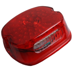 Red LED Tail Brake Light Fit FOR Harley Sportster Softail Dyna FLST 1991-2010