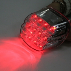 LED Tail Light Conversion W/ Red Len fit For Harley Electra Glide Softail Sportster