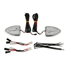 Clear Aero Head Indicator Marker Lights Fit For Honda Goldwing GL1800 12-17