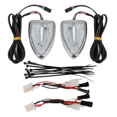 Clear Aero Head Indicator Marker Lights Fit For Honda Goldwing GL1800 12-17
