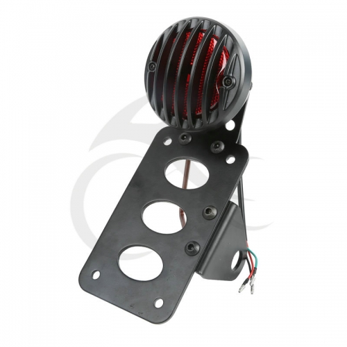 Aluminum Mount Taillight License Plate Bracket FIT For Harley Davison Bobber Chopper