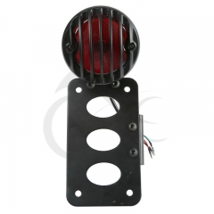 Aluminum Mount Taillight License Plate Bracket FIT For Harley Davison Bobber Chopper
