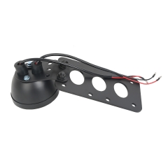 Rear STOP Brake Tail Light Side Mount License Plate Bracket Fit for Choppers Bobber