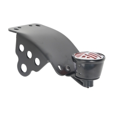 Aluminum Side Mount License Plate Red LED Tail Light FIT For Harley Choppers Motor