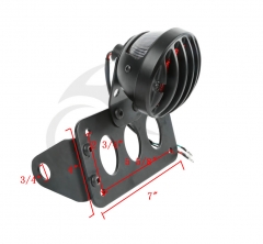 Aluminum Mount Taillight License Plate Bracket FIT For Harley Davison Bobber Chopper