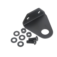 Side Mount Black Motorcycle Billet License Plate Bracket Taillight FIT For Harley