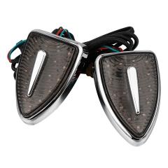 2× Smoke Aero Head Indicator Marker Lights Fit For Honda Goldwing GL1800 12-17