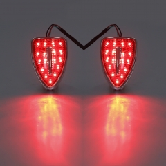 2× Smoke Aero Head Indicator Marker Lights Fit For Honda Goldwing GL1800 12-17
