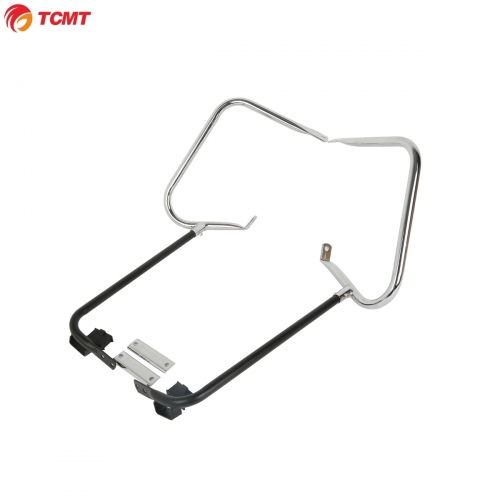 TCMT XF2906317-BE Black Chrome Saddlebag Bracket Set For Harley Davidson Touring Models 1997-2008