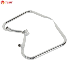 TCMT XF2906318-E Chrome Saddlebag Bags Steel Guard Bracket For Harley Touring Electra Glide 97-08