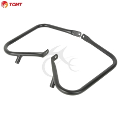 TCMT XF2906318-B Black Saddlebag Bags Steel Guard Bracket For Harley Touring Electra Glide 97-08