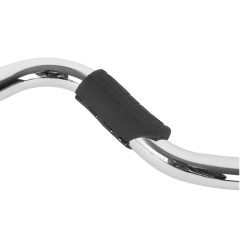 TCMT XF2906328-E Chrome Mustache Engine Guard With Rubber Pegs Fit For Harley FL SOFTAIL 00-17