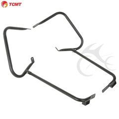 TCMT XF2906317-B Black Saddlebag Bracket Set For Harley Davidson Touring Models 1997-2008