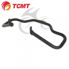 TCMT XF2906328-B Black Mustache Engine Guard With Rubber Pegs Fit For Harley FL SOFTAIL 00-17