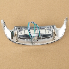 Motorcycle Chrome Front LED Fender Tip Amber Light FIT For Harley Road Glide 2016