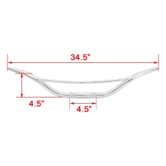 TCMT XF161031-E-4 Motorcycle Chrome 1