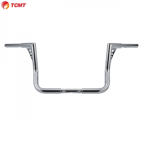 TCMT XF161029-E-12 Motorcycle 12" Ape Hanger Handlebar 1-1/4" For Harley Touring FLHT Electra Glide