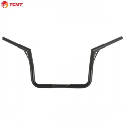 TCMT XF161029-B-12 Motorcycle 12" Ape Hanger Handlebar 1-1/4" For Harley Touring FLHT Electra Glide