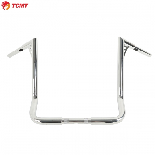 TCMT XF161029-E-18 Chrome 18" Ape Hangers 1.25" Rise Handlebar For Harley Touring Models FLHT FLGTC