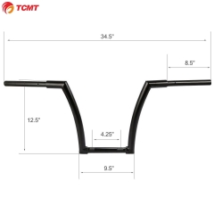 TCMT XF1610440-BK Handlebar Handle Bar For Victory Hard Ball 2012-2013 Cross Roads 2010-2014