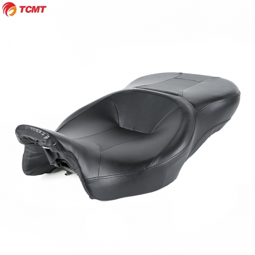 TCMT XF2906C52 Black Rider Passenger Seat Fit For Harley Road King Electra Street Glide 14-18