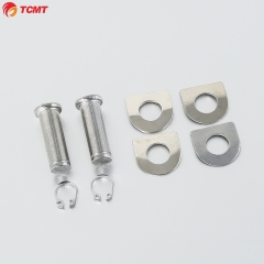 TCMT XF2906C55 Chrome Passenger Footpeg Mounts Kit Pins For Harley H-D Sportster XL 883 1200