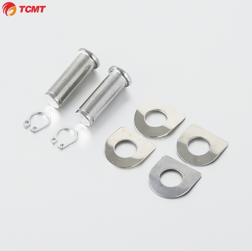 TCMT XF2906C55 Chrome Passenger Footpeg Mounts Kit Pins For Harley H-D Sportster XL 883 1200