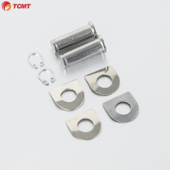 TCMT XF2906C55 Chrome Passenger Footpeg Mounts Kit Pins For Harley H-D Sportster XL 883 1200