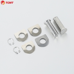 TCMT XF2906C55 Chrome Passenger Footpeg Mounts Kit Pins For Harley H-D Sportster XL 883 1200