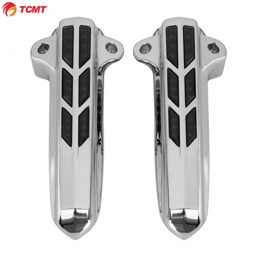 TCMT XF2906C186-EK Front Lower Fork Leg Covers FIt for Harley FLHR FLHTCU FLHX 14-18