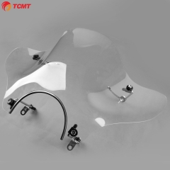 TCMT XF110601 Windscreen Windshield w/Hardware for Motorcycle Yamaha Cruiser VTR XV V-STAR New