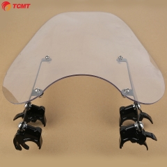 TCMT XF290643-B Clear Windscreen Wind Shield Screen For Harley Sportster XL883 1200 1988-2010