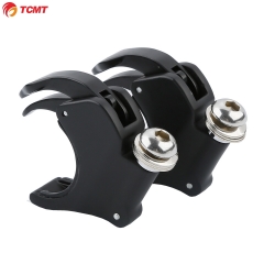 TCMT XF290642-01-B 49mm Detachable Windshield Clamps Fit For Harley Dyna Fat Street Bob Super Glide