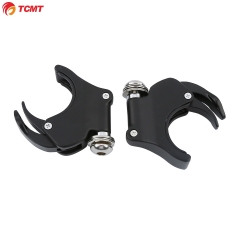 TCMT XF290642-01-B 49mm Detachable Windshield Clamps Fit For Harley Dyna Fat Street Bob Super Glide