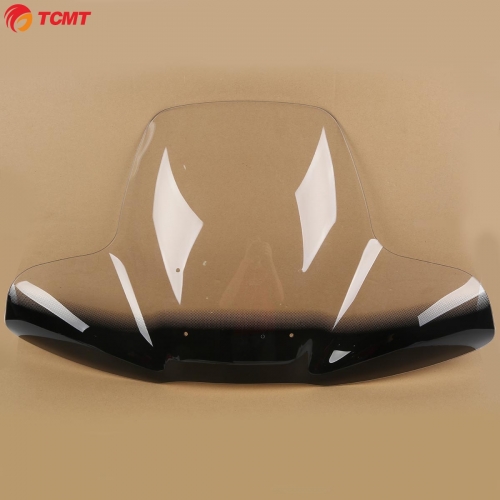 TCMT XF110605 51*90CM Large Windshield Windscreen For Polaris Honda Yamaha Kawasaki Can-Am