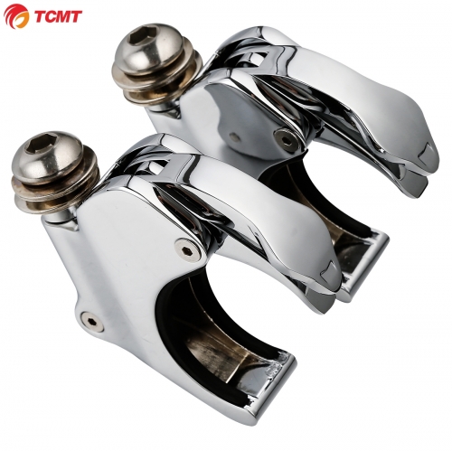 TCMT XF290642-01-E 49mm Detachable Windshield Clamps Fit For Harley Dyna Fat Street Bob Super Glide