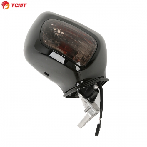 TCMT  Mirror For Honda Goldwing GL1800 Black Pair Rear View Mirror Turn Signals For Honda Goldwing GL1800 F6B 13-17