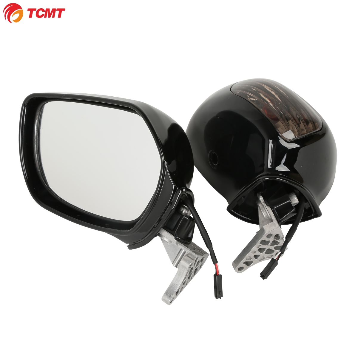 FOR Honda Goldwing GL1800 F6B 13-17 Left Right Rear View Mirror Smoke Signal Len 