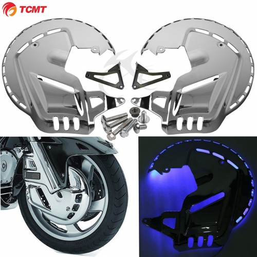 TCMT For Honda GL1800 Front Ring of Fire Brake Disc Rotor Covers led For Honda Goldwing GL1800 01-11